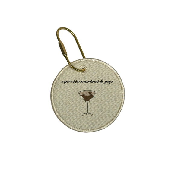 Espresso Martinis circle tag — Espresso martinis & yap · Script with Espresso martini
