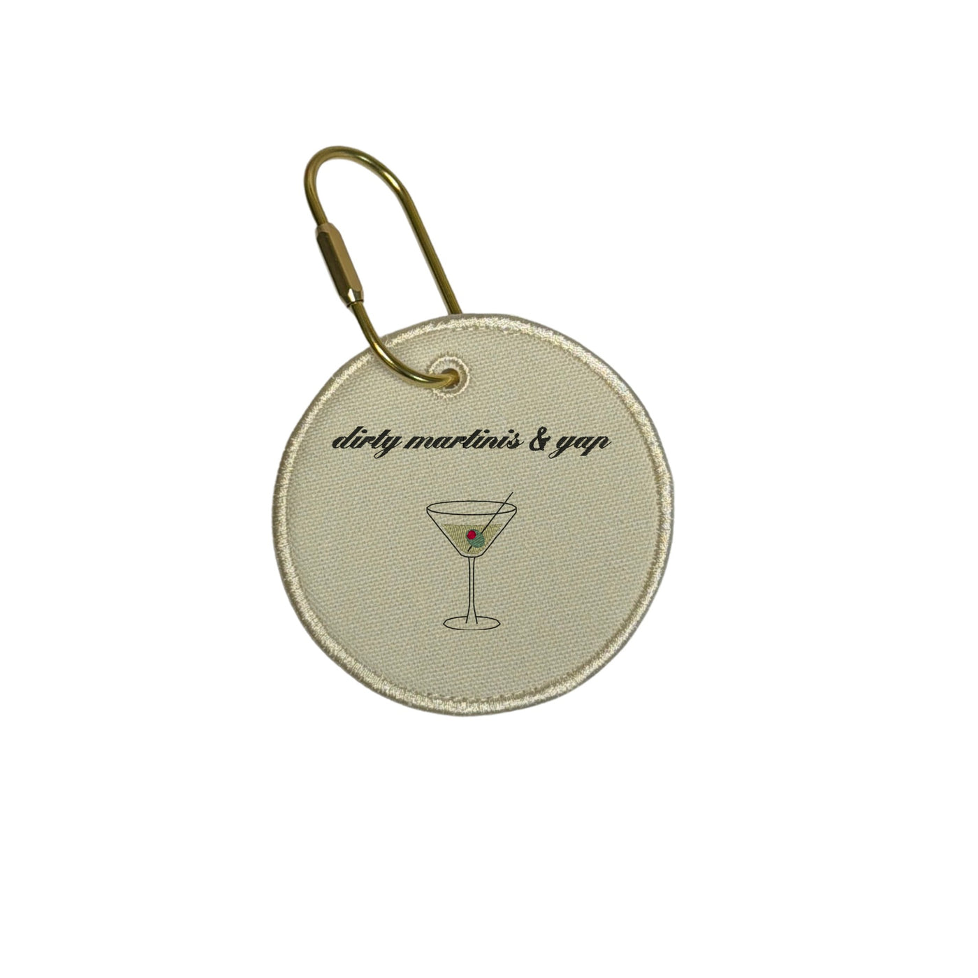 Dirty Martinis circle tag — Dirty martinis & yap · Script with Dirty martini