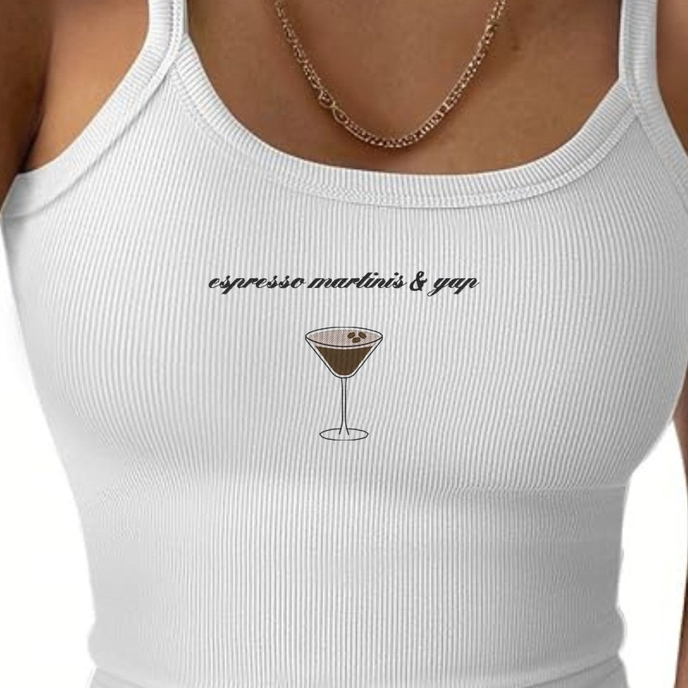 Espresso Martinis tank — Espresso martinis & yap · Script with Espresso martini